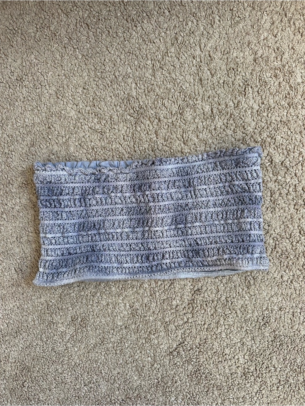 American Eagle Outfitters Lilac Crochet Tube Top